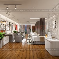 Thiết kế thi công spa TD 70 m2 tại Long Biên, Hà Nội